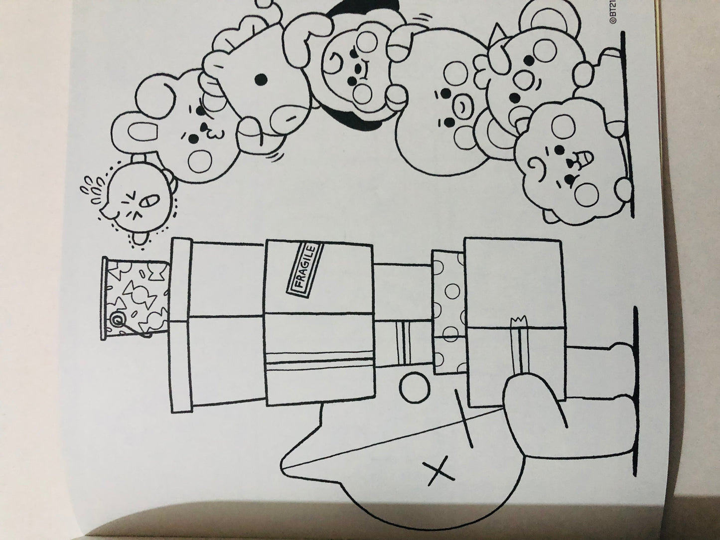 BTS BT21 Official Coloring Book