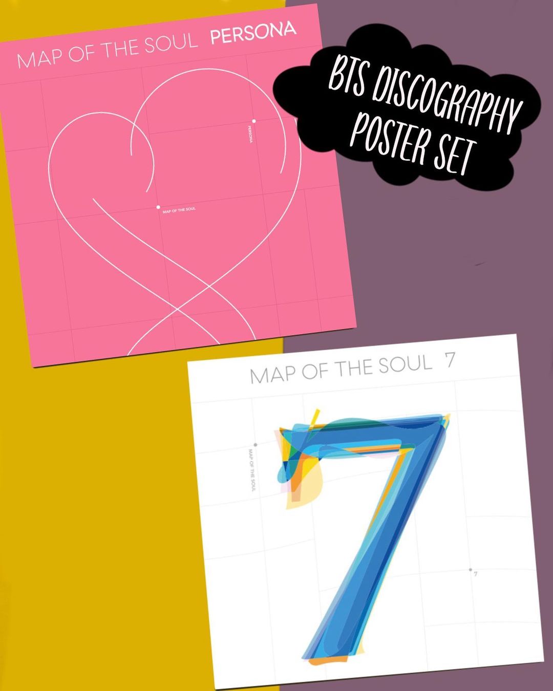 BTS Discography Poster Set (20 pcs)