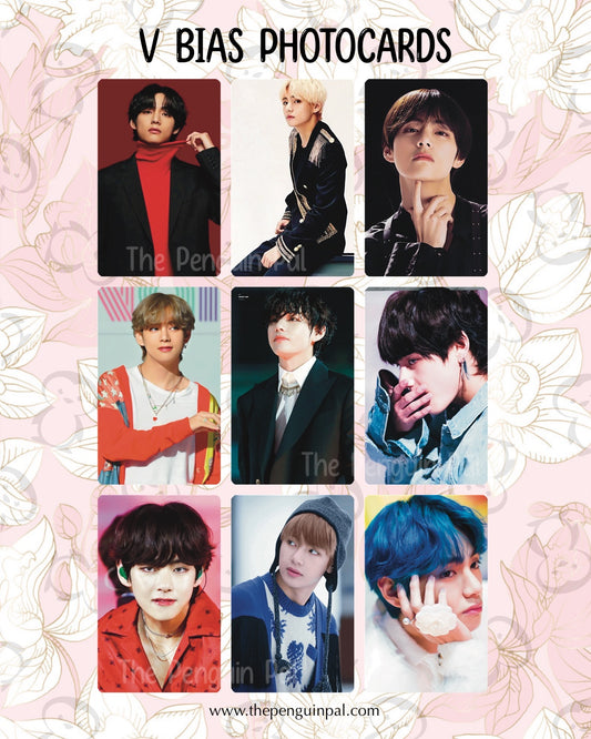 Taehyung Bias Photocards (18 pcs)
