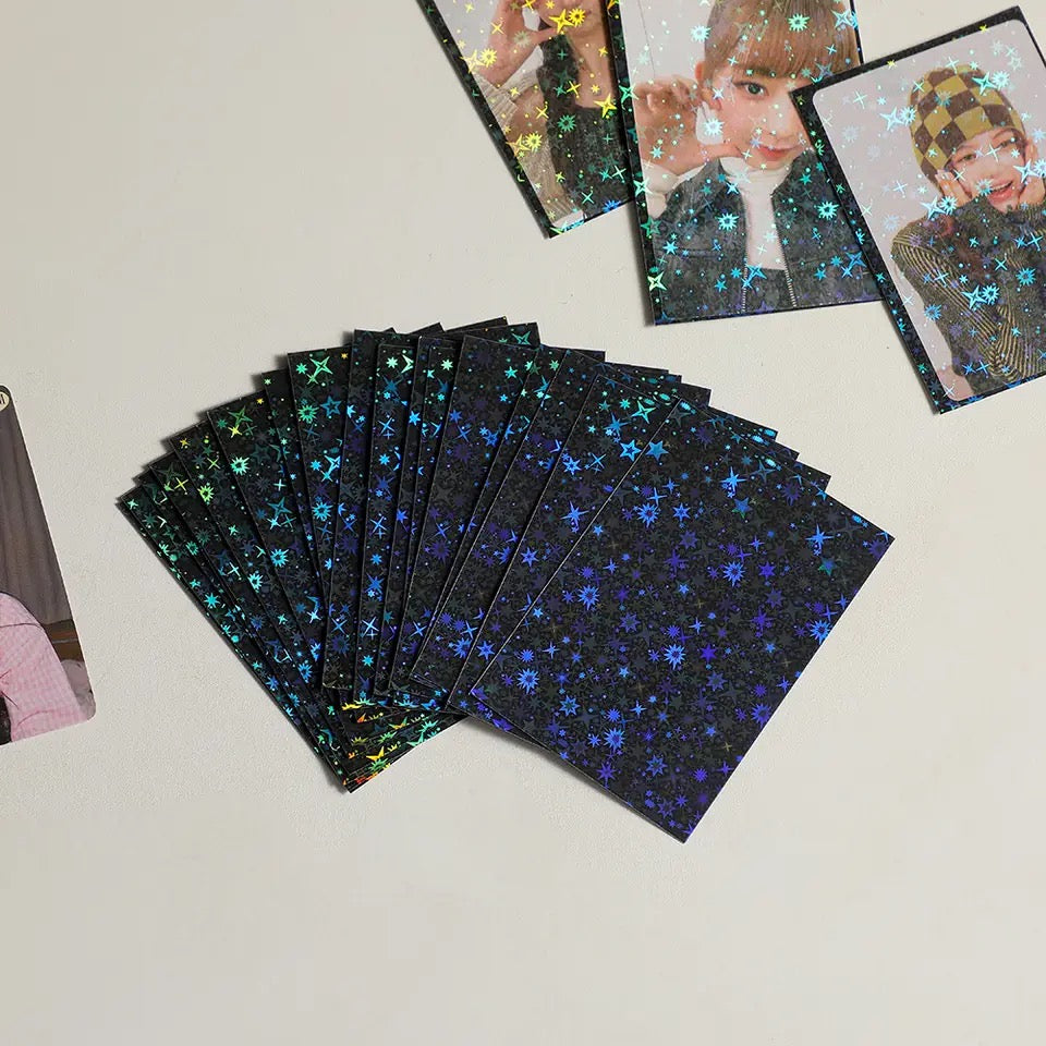 Holographic Starry Night Sleeves (10 pcs)