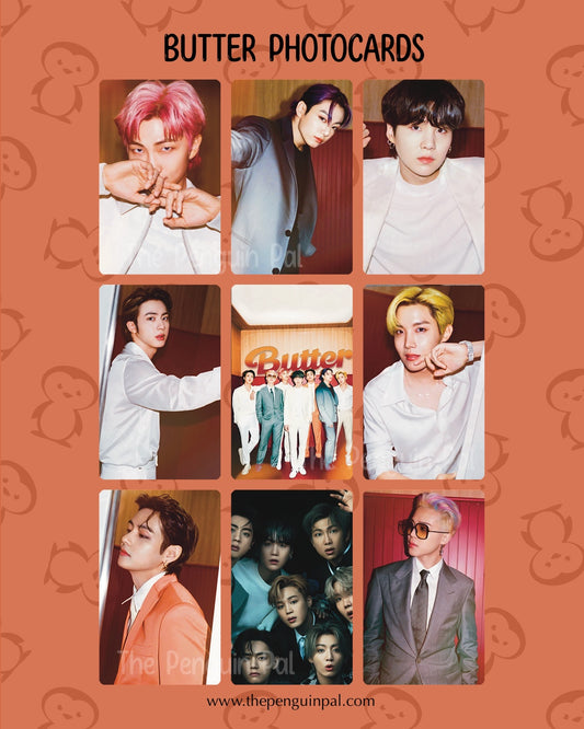 Butter photocards (9 pcs)