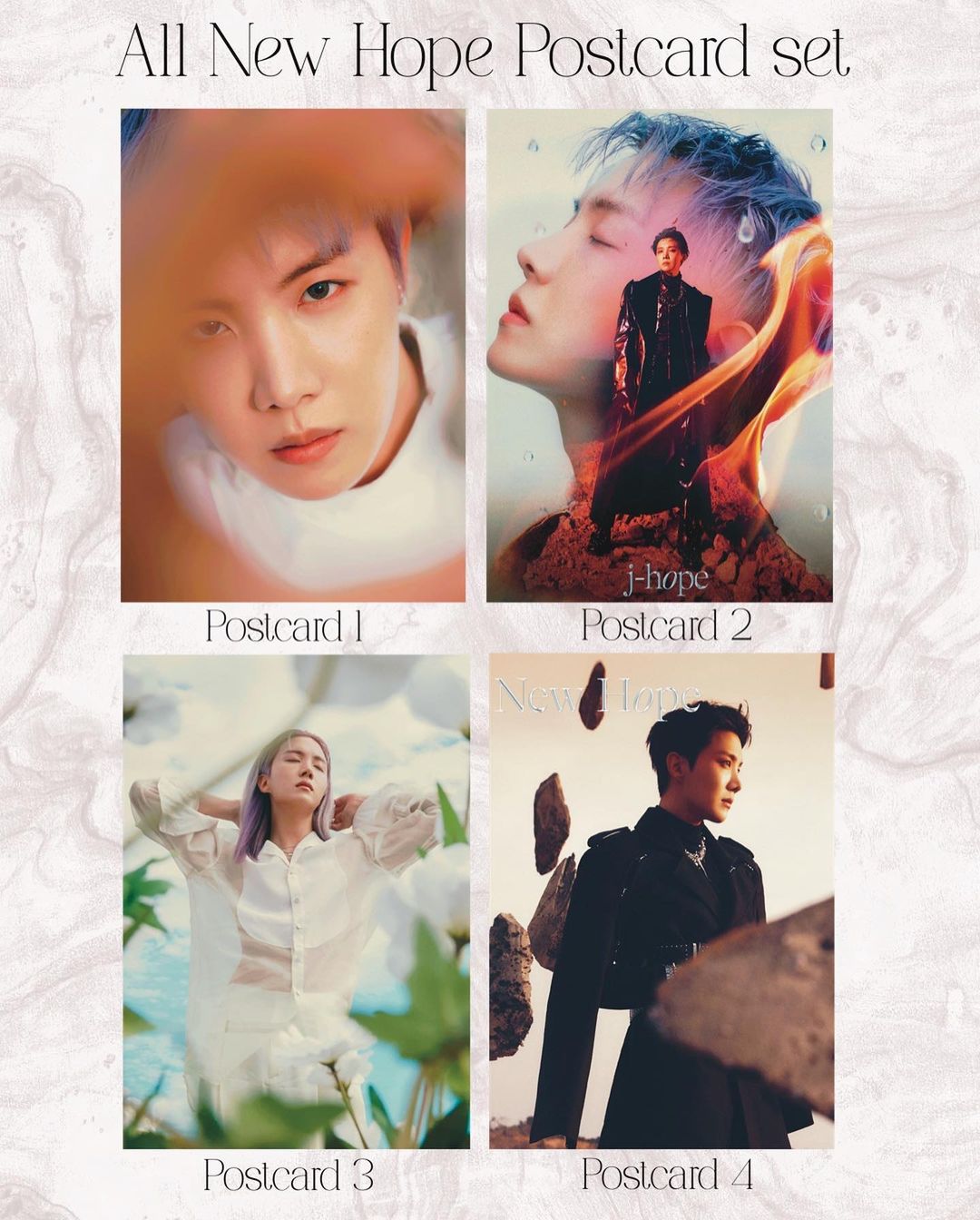 All New Hope Postcard set (4 pcs)
