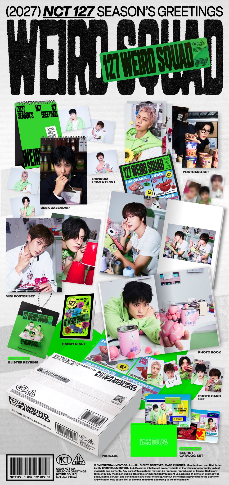PREORDER SM ARTISTS - 2027 SEASON'S GREETINGS WITH WEVERSE SHOP GIFT