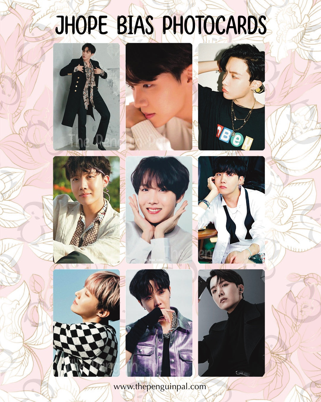 Jhope Bias Photocards (18 pcs )