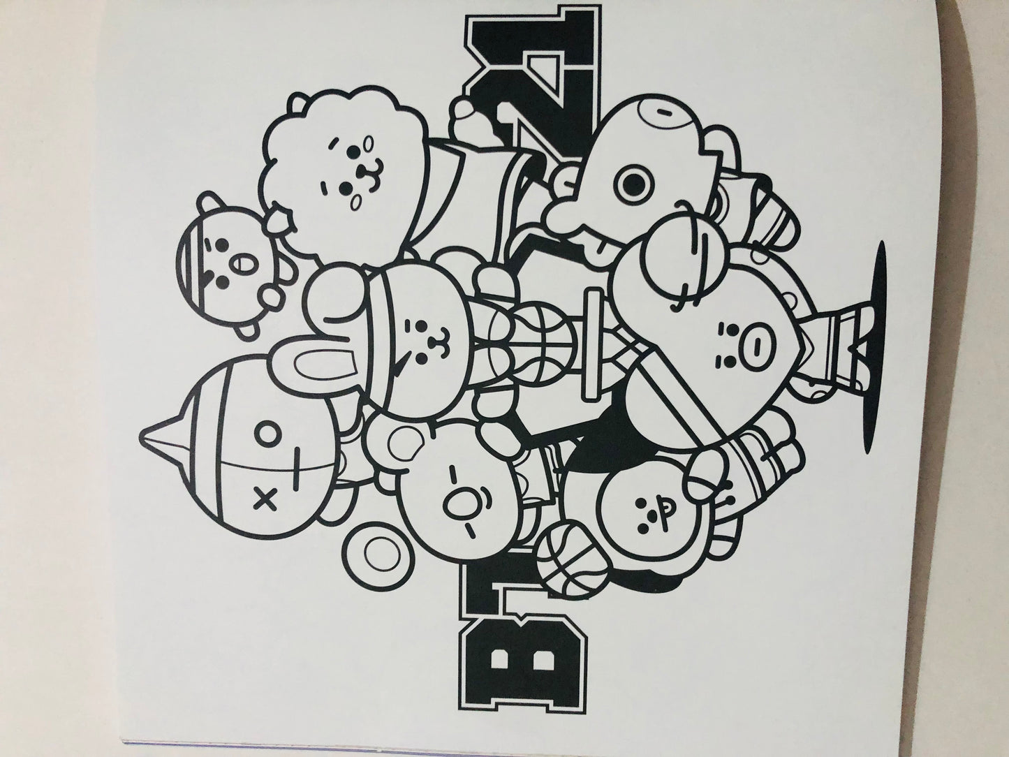BTS BT21 Official Coloring Book