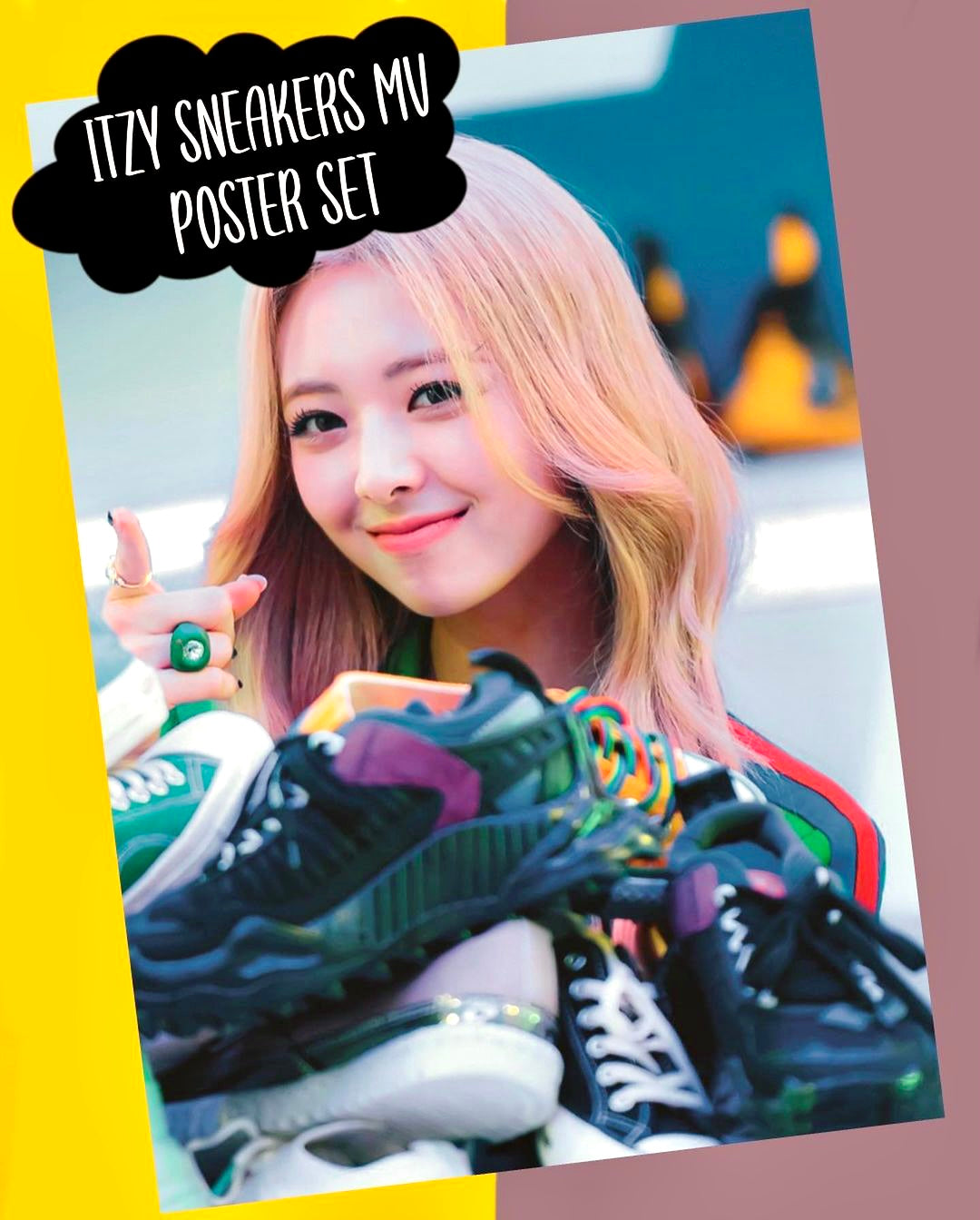 Itzy Sneakers Poster set (5 pcs)