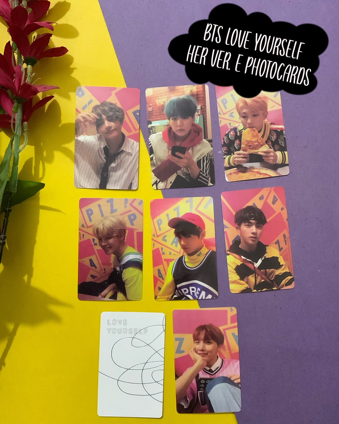 Love Yourself Her Ver. E Photocards (7 pcs)