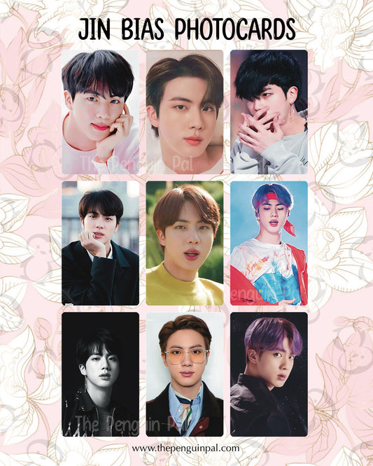 Jin Bias Photocards (18 pcs)
