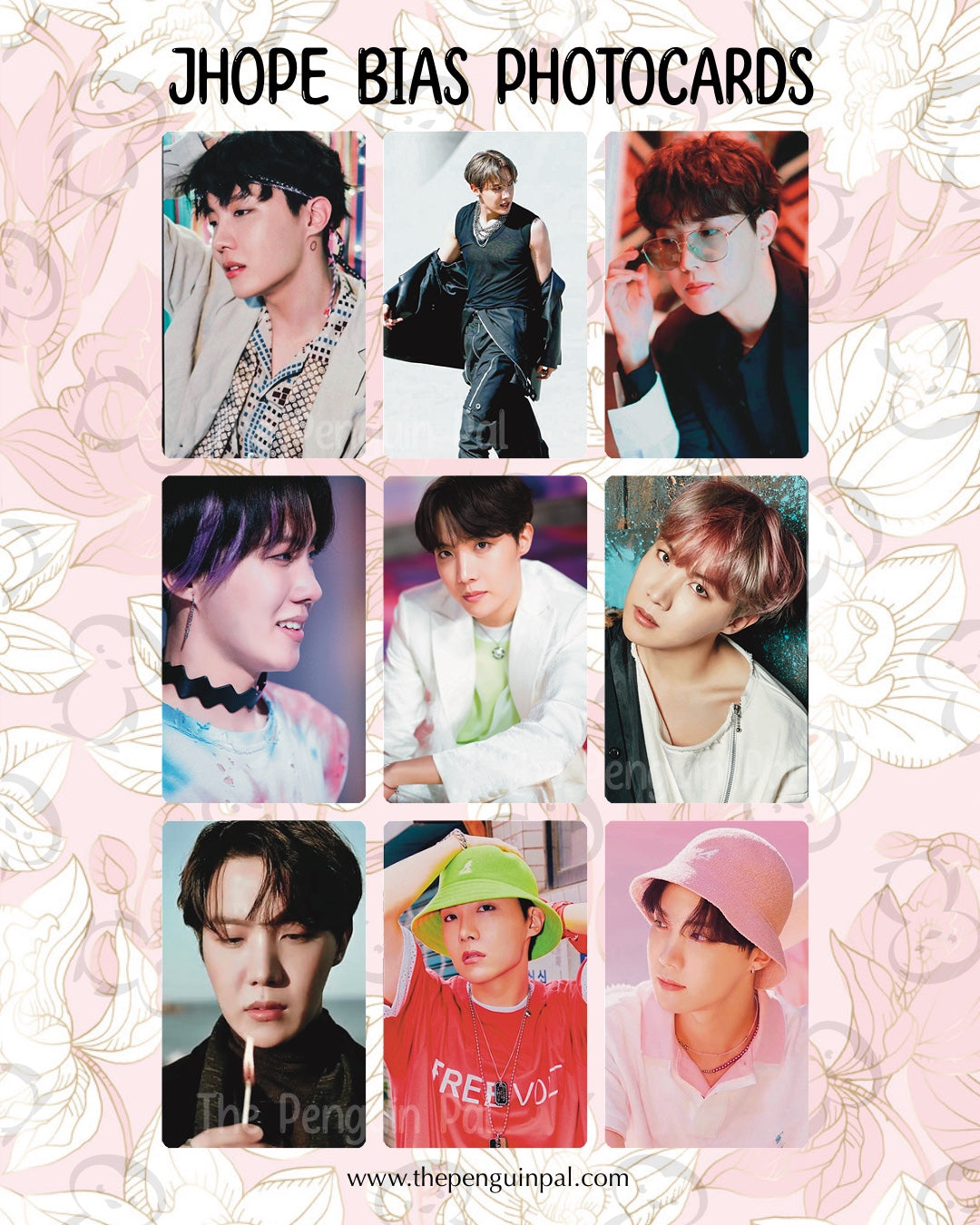 Jhope Bias Photocards (18 pcs )