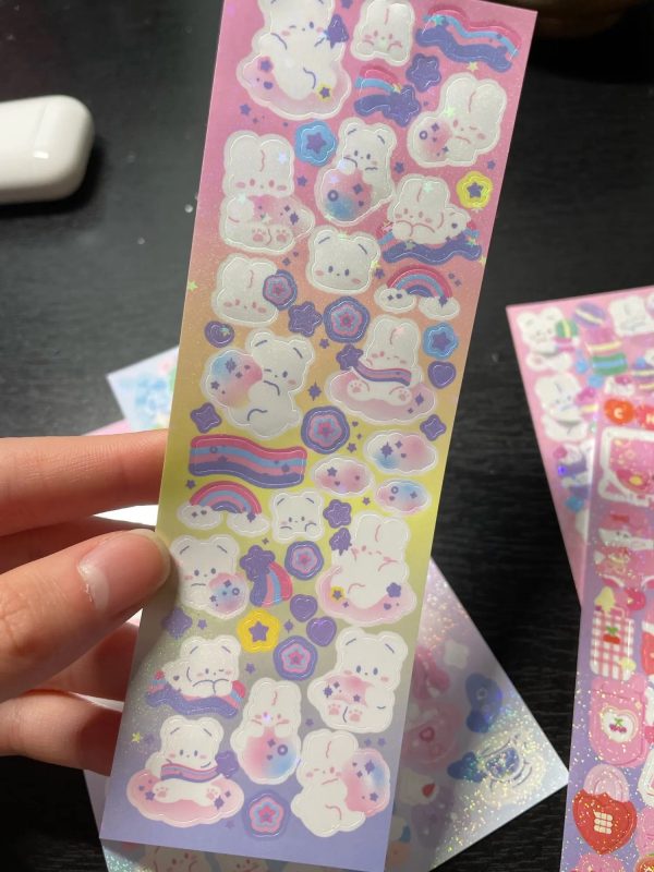 Holographic Deco Sticker Sheet#1