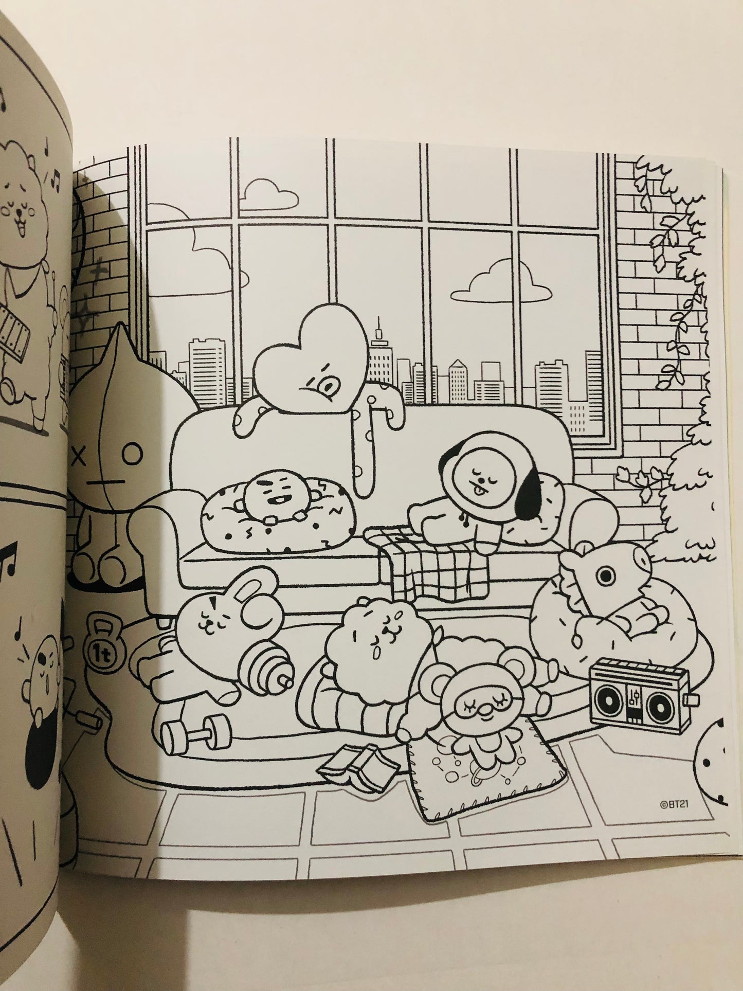 BTS BT21 Official Coloring Book