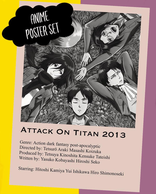 Anime poster Set (5 pcs)