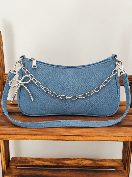 Y2K Blue Bag With Keyring