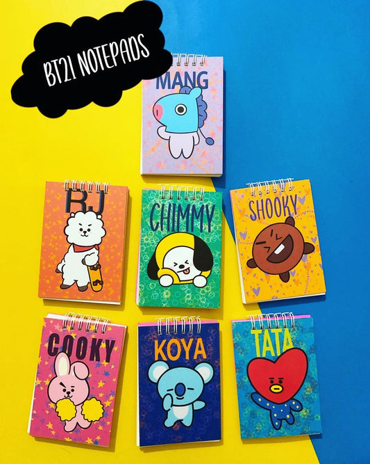 BT21 Notepads (7 pcs)