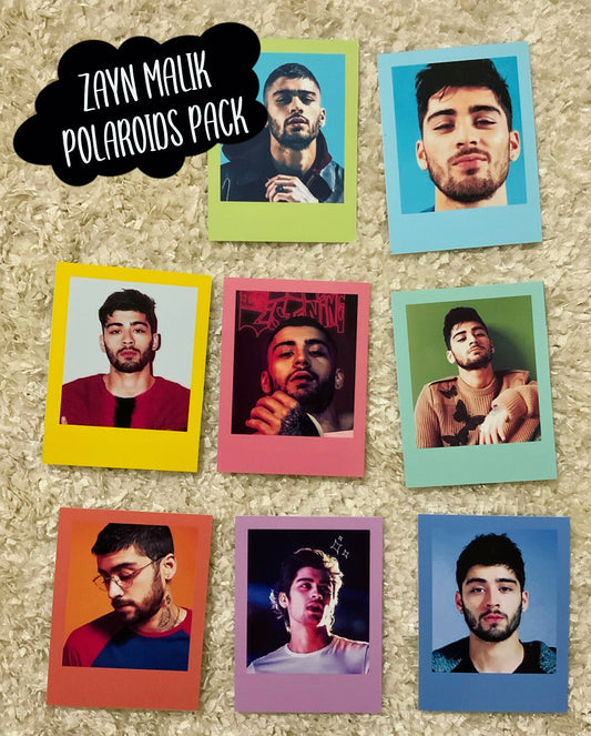 Zayn Malik Polaroids pack of 8