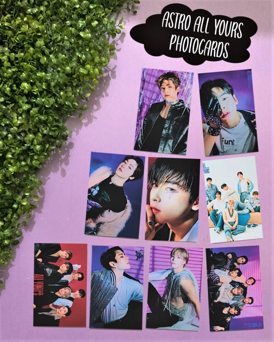 ASTRO ALL YOURS PHOTOCARDS (9 pcs)