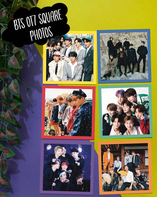 BTS Square Photos (6 pcs)