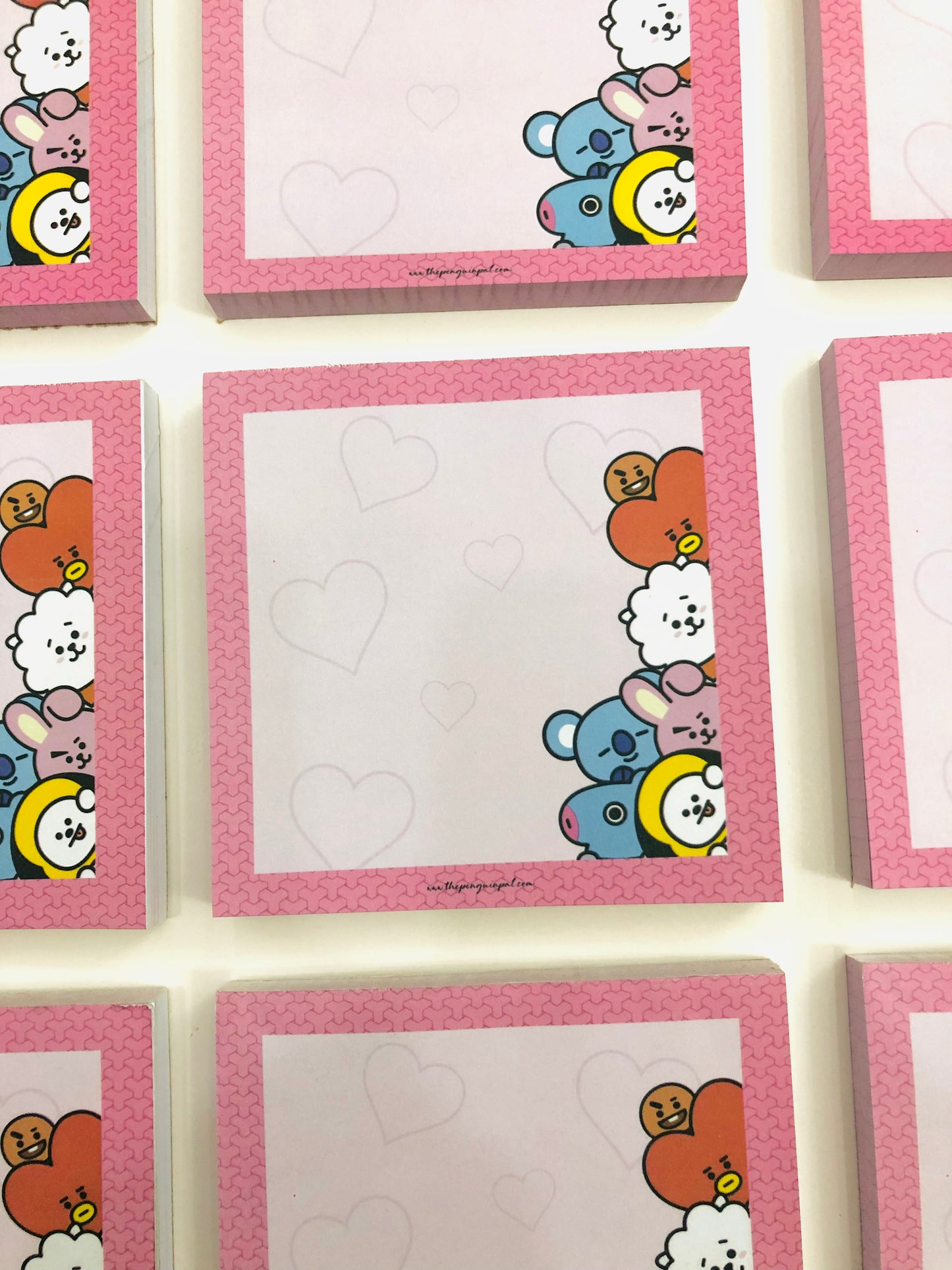 BT21 Memopad. (100 Sheets)