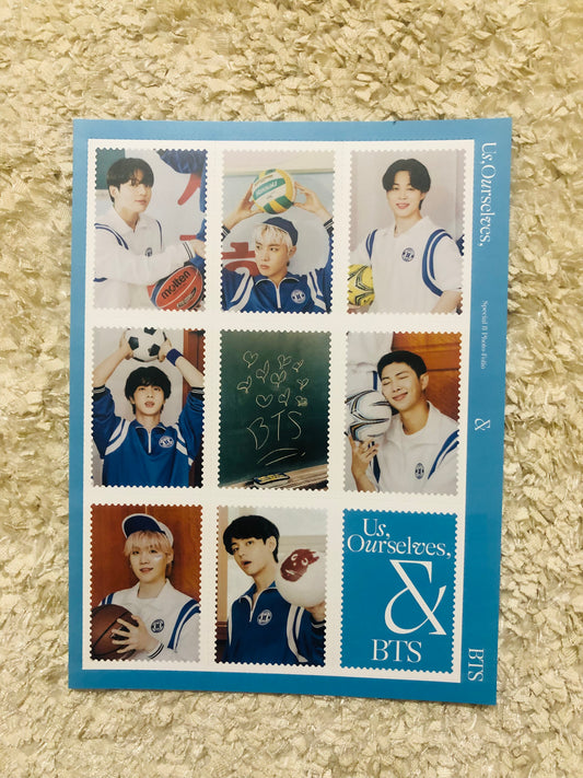 BTS Photofolio Postage Stamp