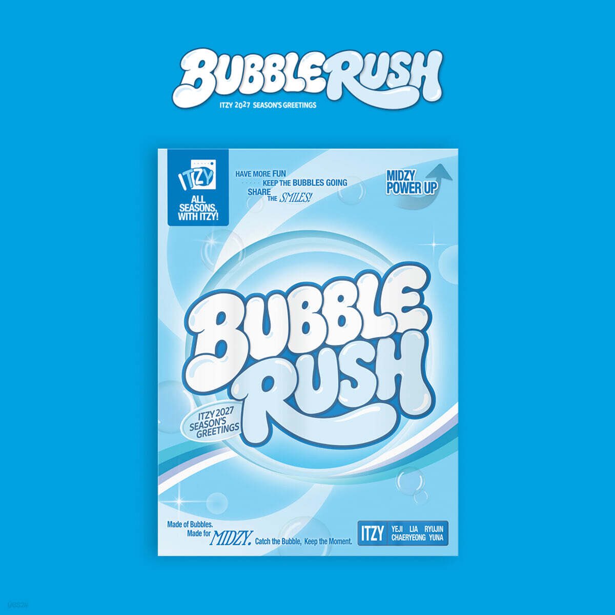 PREORDER ITZY - BUBBLE RUSH 2027 SEASON'S GREETINGS