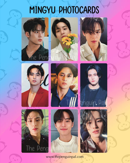 Mingyu Bias Photocards (18 pcs)