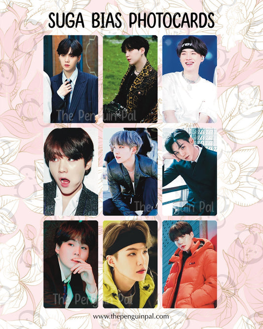 Suga Bias Photocards (18 pcs)