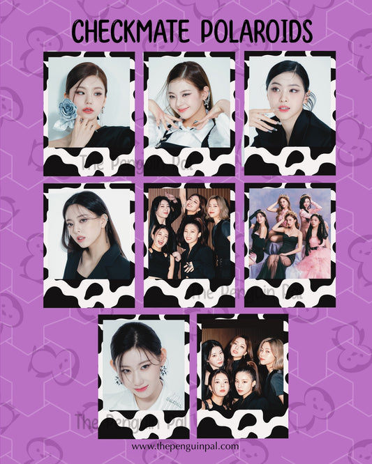 Itzy Checkmate Polaroids (8 pcs)