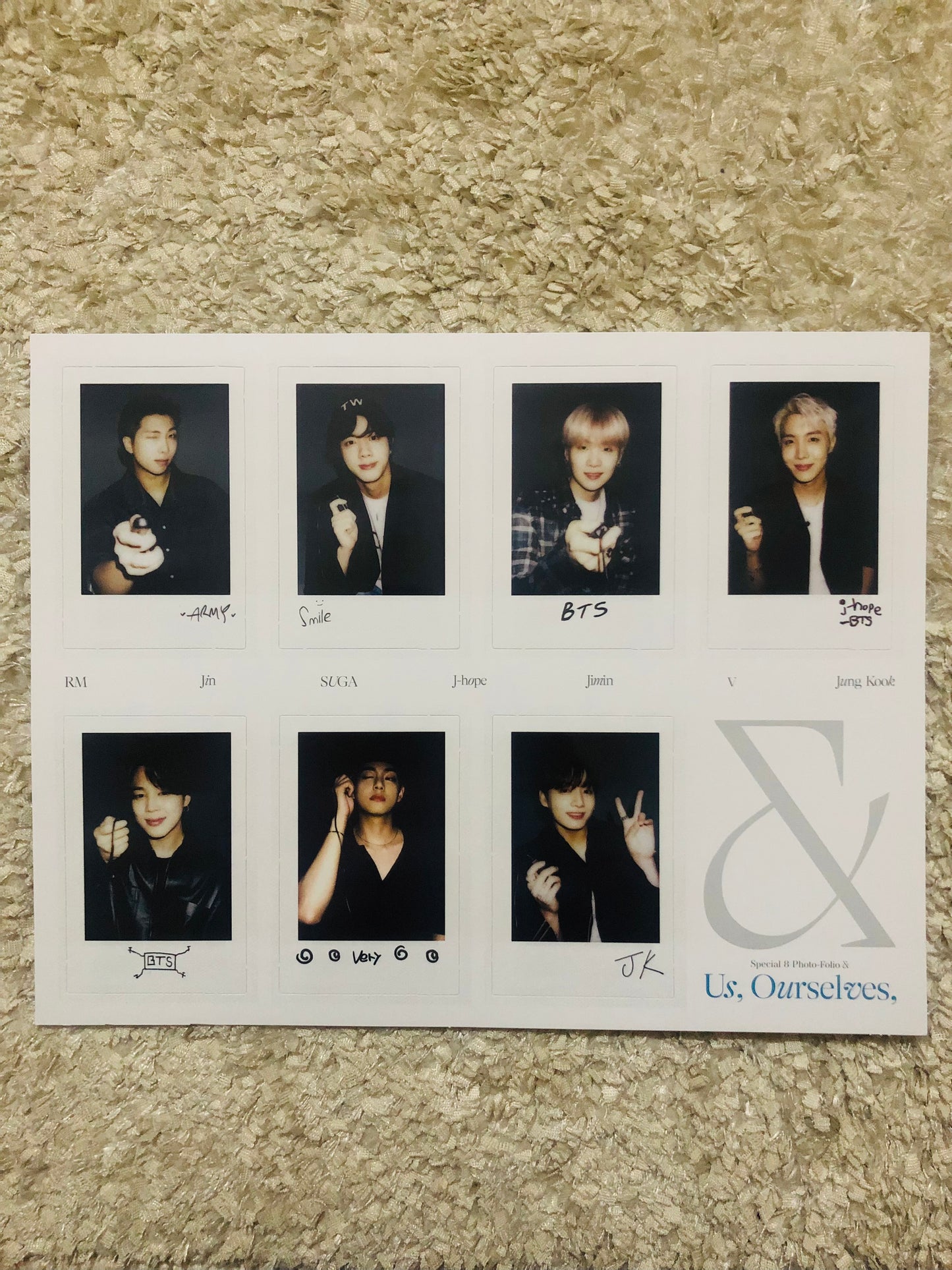 BTS Photofolio Instant Photo Set