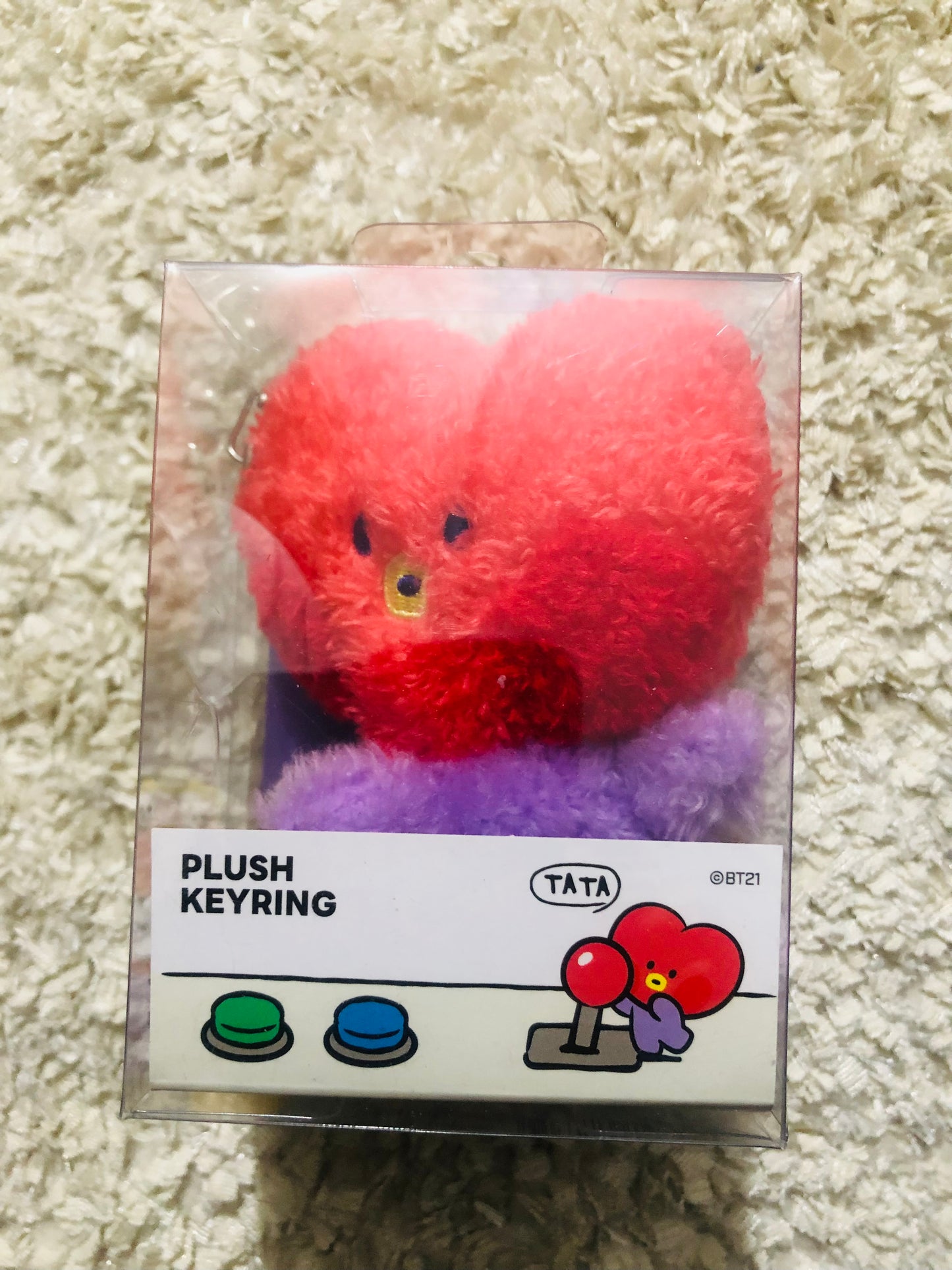 TATA Plush Official Keychain