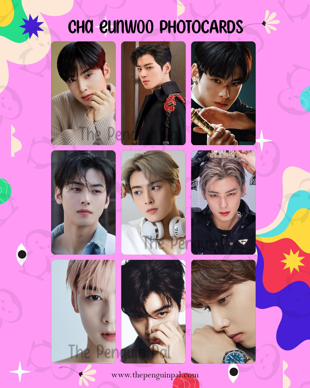 Cha Eunwoo Bias Photocards