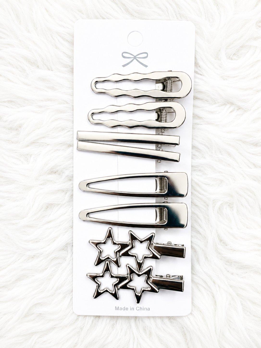 Y2K/Korean Metal Hair Clips Set
