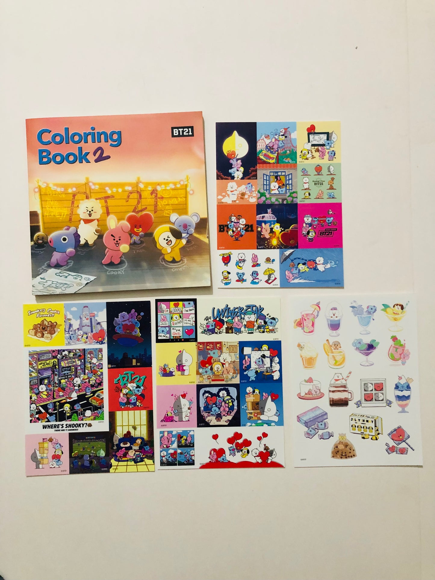 BTS BT21 Official Coloring Book