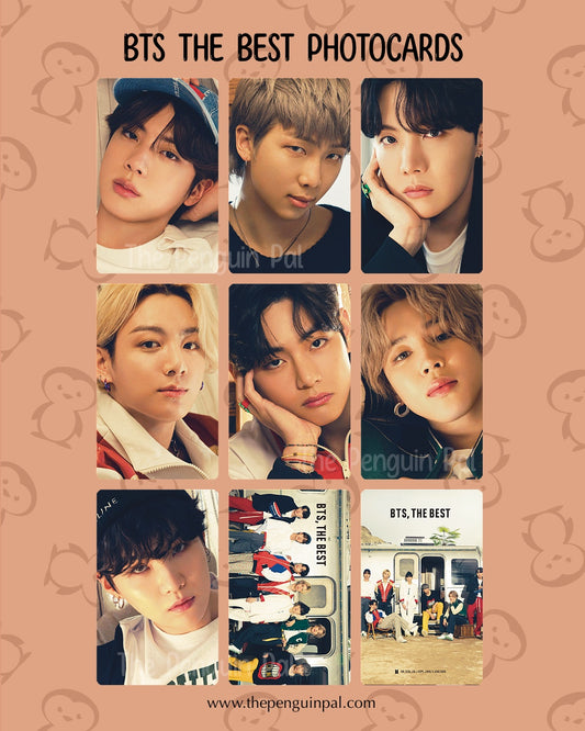 BTS The Best Orange Photocards (9 pcs)