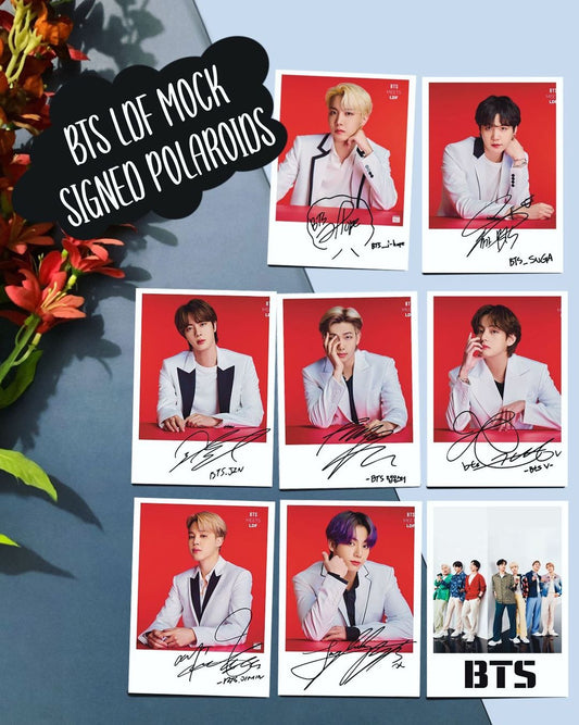 LDF Mock signed Polaroids (8 pcs)