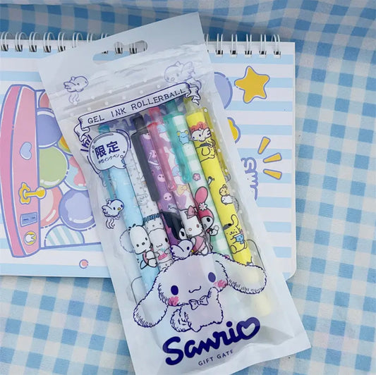 Sanrio Ink Gel Pen Set (6 pcs)