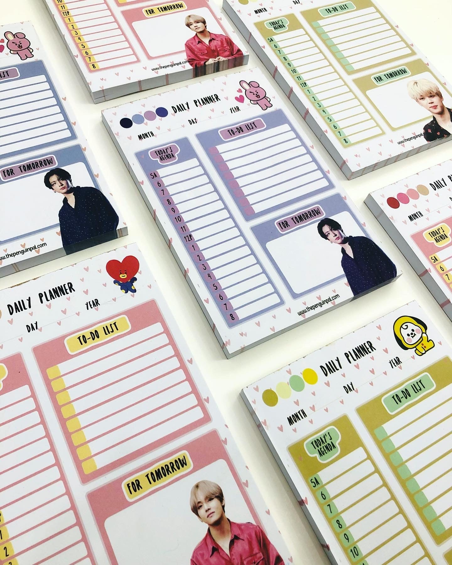 BTS Daily Planner Pakistan โ thepenguinpal