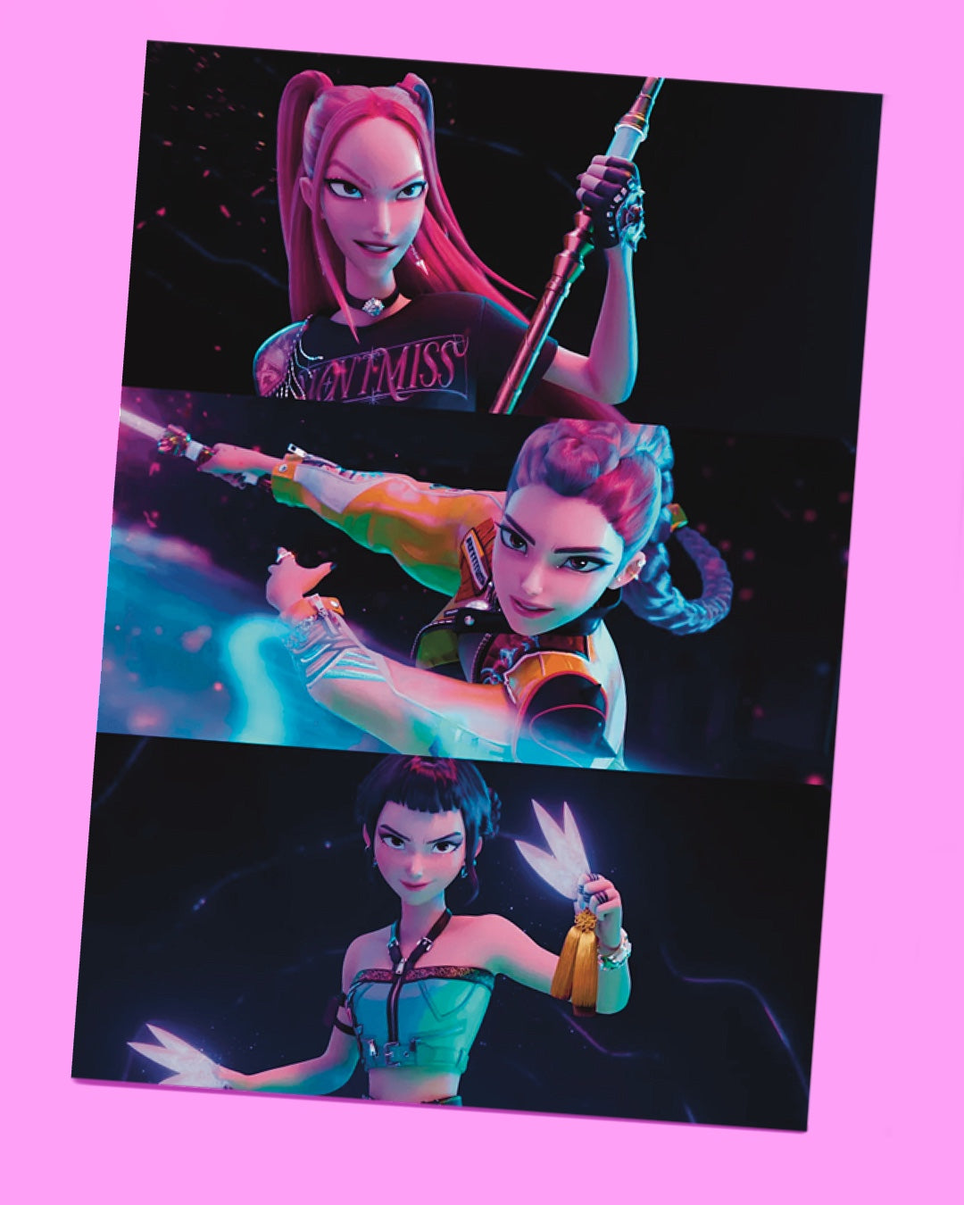 Kpop Demon Hunters Poster Set (10 pcs)