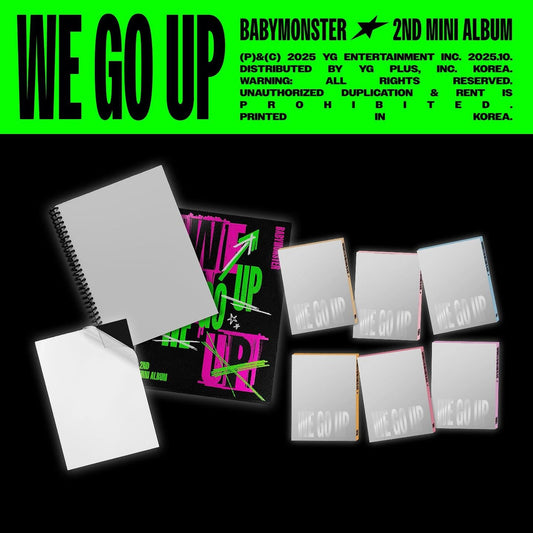 PREORDER BABYMONSTER -  WE GO UP OFFICIAL ALBUM WITH WEVERSE GIFT