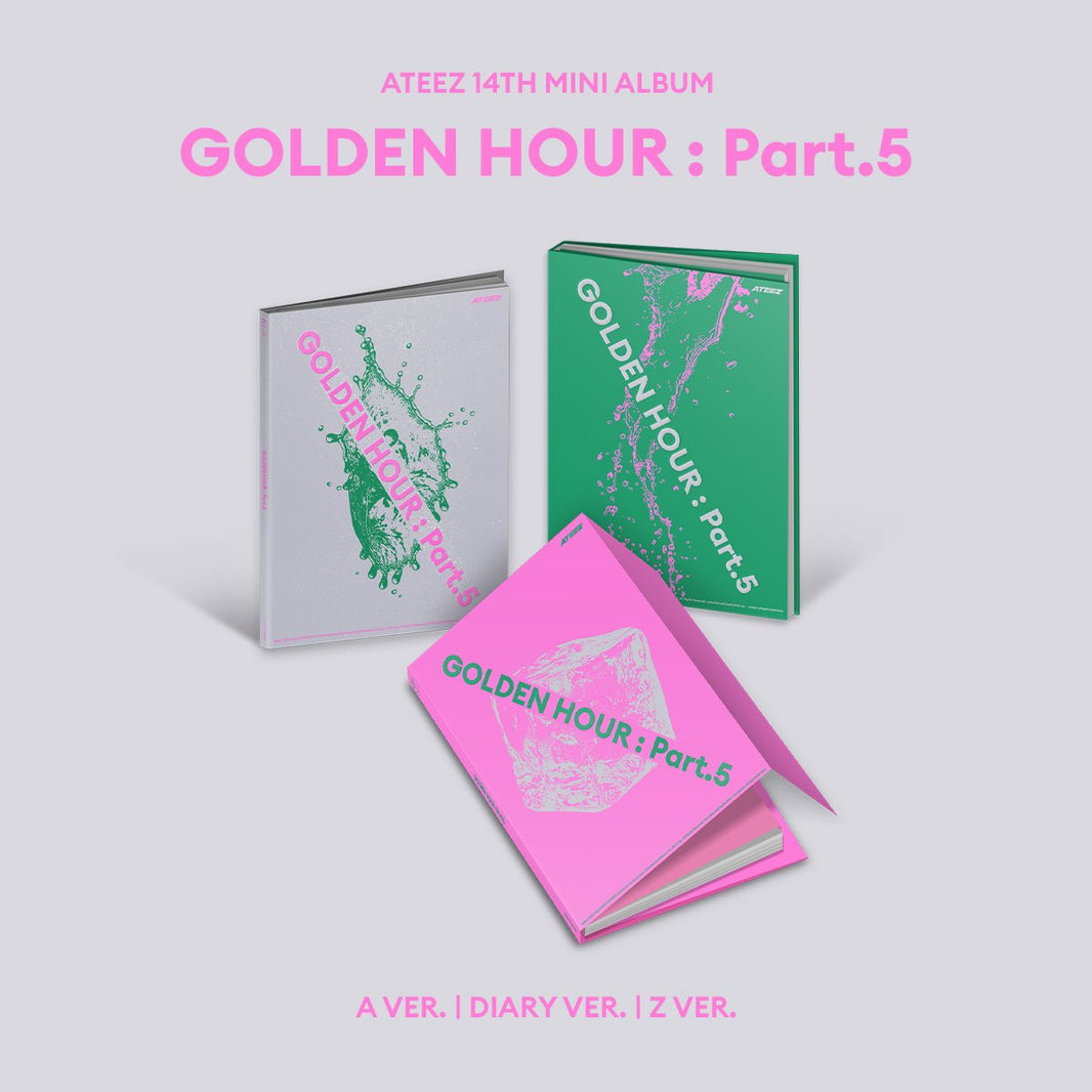 PREORDER ATEEZ GOLDEN HOUR PART. 5 OFFICIAL ALBUM WITH SOUNDWAVE GIFT