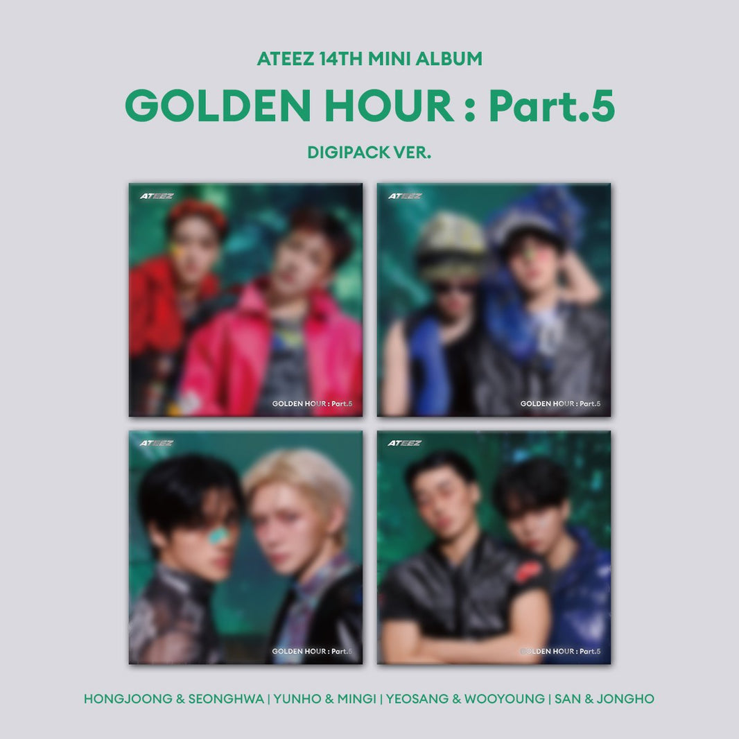 PREORDER ATEEZ GOLDEN HOUR PART. 5 OFFICIAL ALBUM WITH SOUNDWAVE GIFT