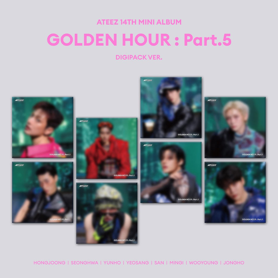 PREORDER ATEEZ GOLDEN HOUR PART. 5 OFFICIAL ALBUM WITH SOUNDWAVE GIFT