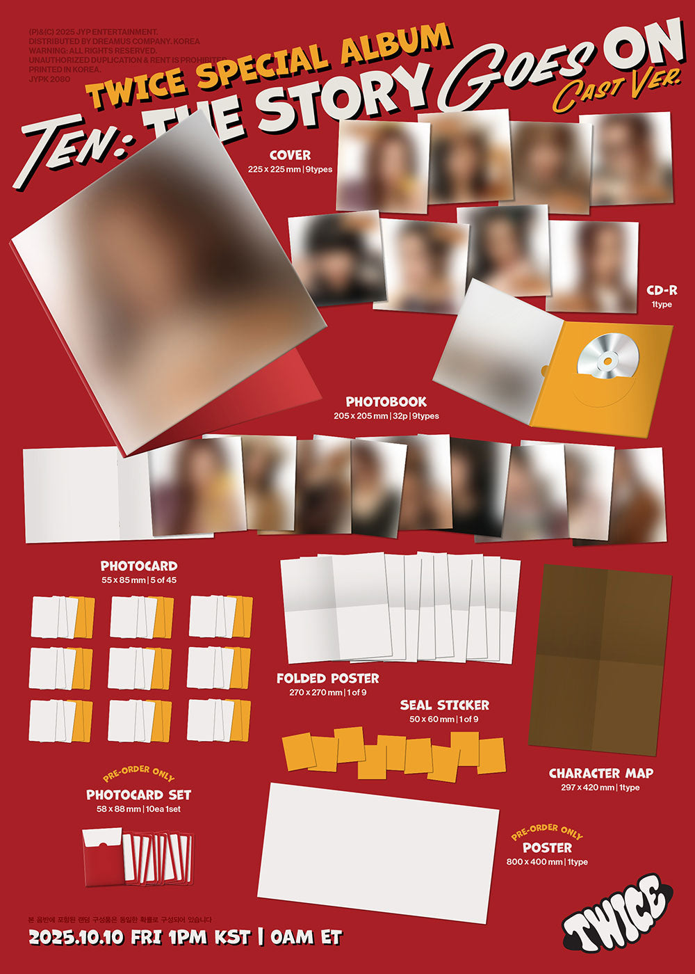 PREORDER TWICE - TEN: THE STORY GOES ON OFFICIAL ALBUM