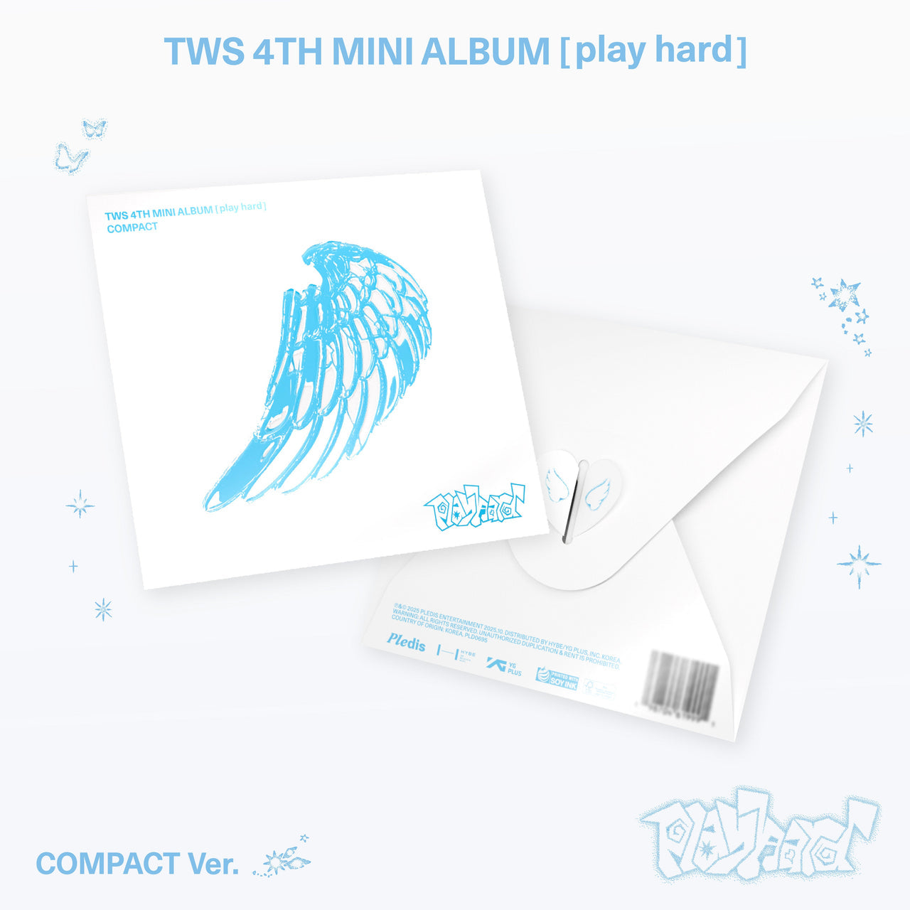 PREORDER TWS - PLAY HARD OFFICIAL ALBUM WITH APPLE MUSIC GIFT