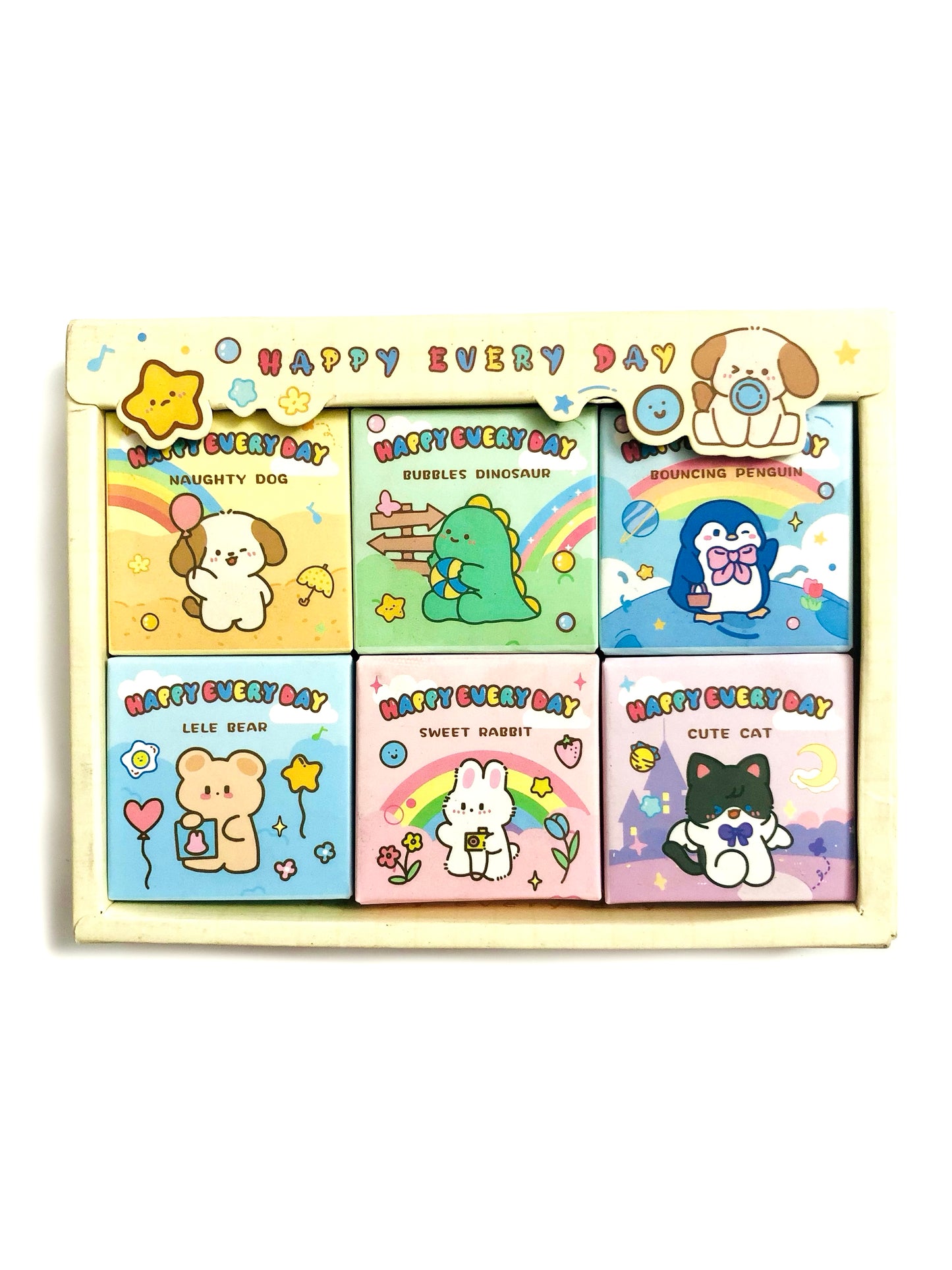 Kawaii Animal Sticker Pack (50 pcs)