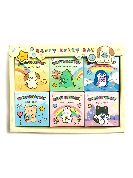 Kawaii Animal Sticker Pack (50 pcs)