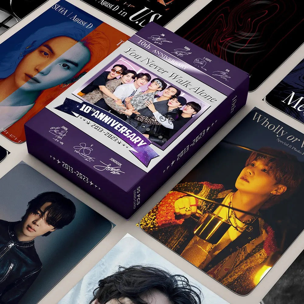 BTS 10th Anniversary Lomocards (55 pcs)