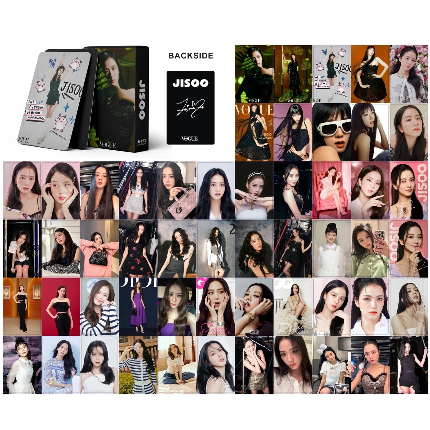 Jisoo Lomocards (55 pcs)