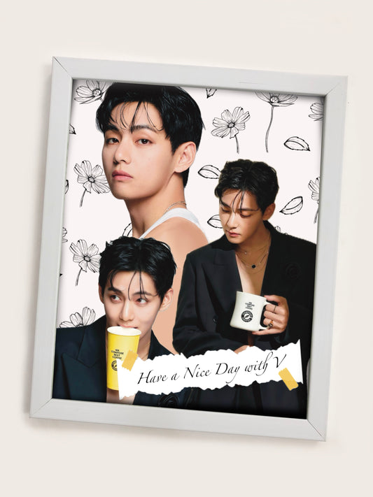 V Compose Coffee Wall Frame#1