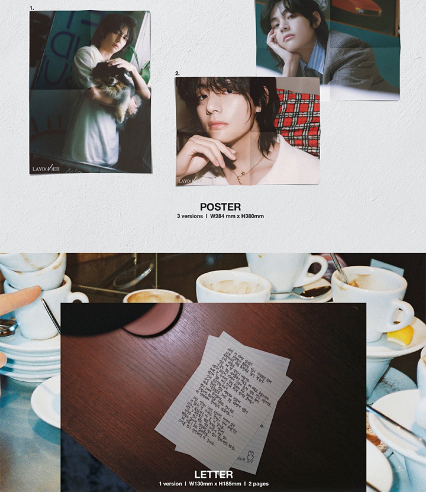 PREORDER V 1ST SOLO ALBUM LAYOVER