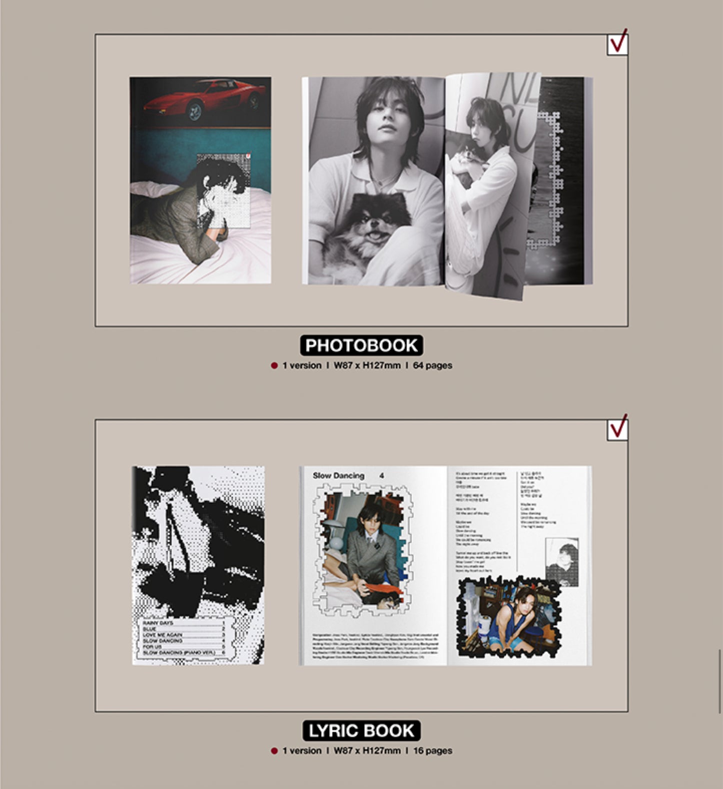 PREORDER V 1ST SOLO ALBUM LAYOVER